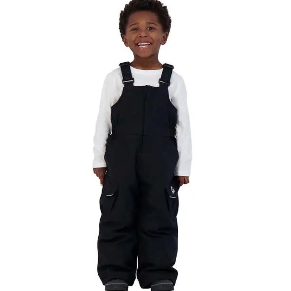 Kids Black Snow Ski Snowboard Bib Overalls by Gerry